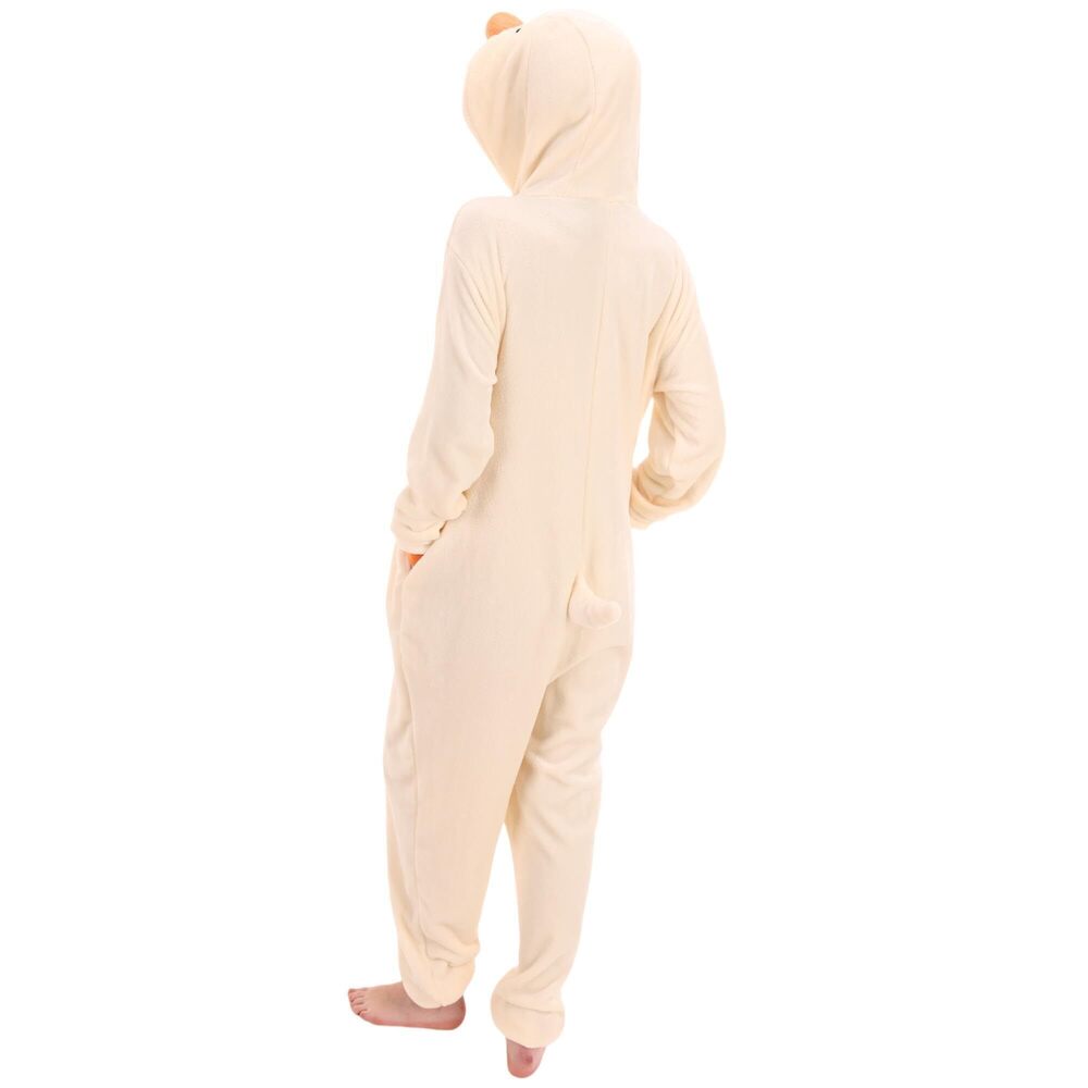 3770 Snug Fit Unisex Adult Onesie Pajamas, Flannel Duck Cosplay Animal One - Picture 8 of 8